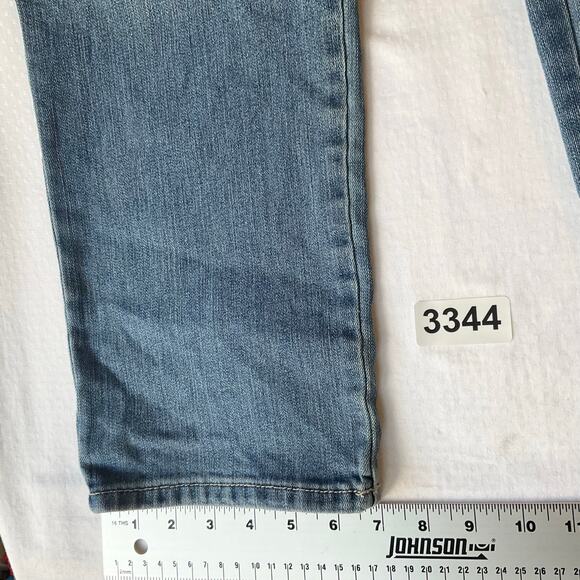 Gloria Vanderbilt Women Amanda Jeans size 8 MissyShort Blue MidRise Stretch Slim - Picture 6 of 11